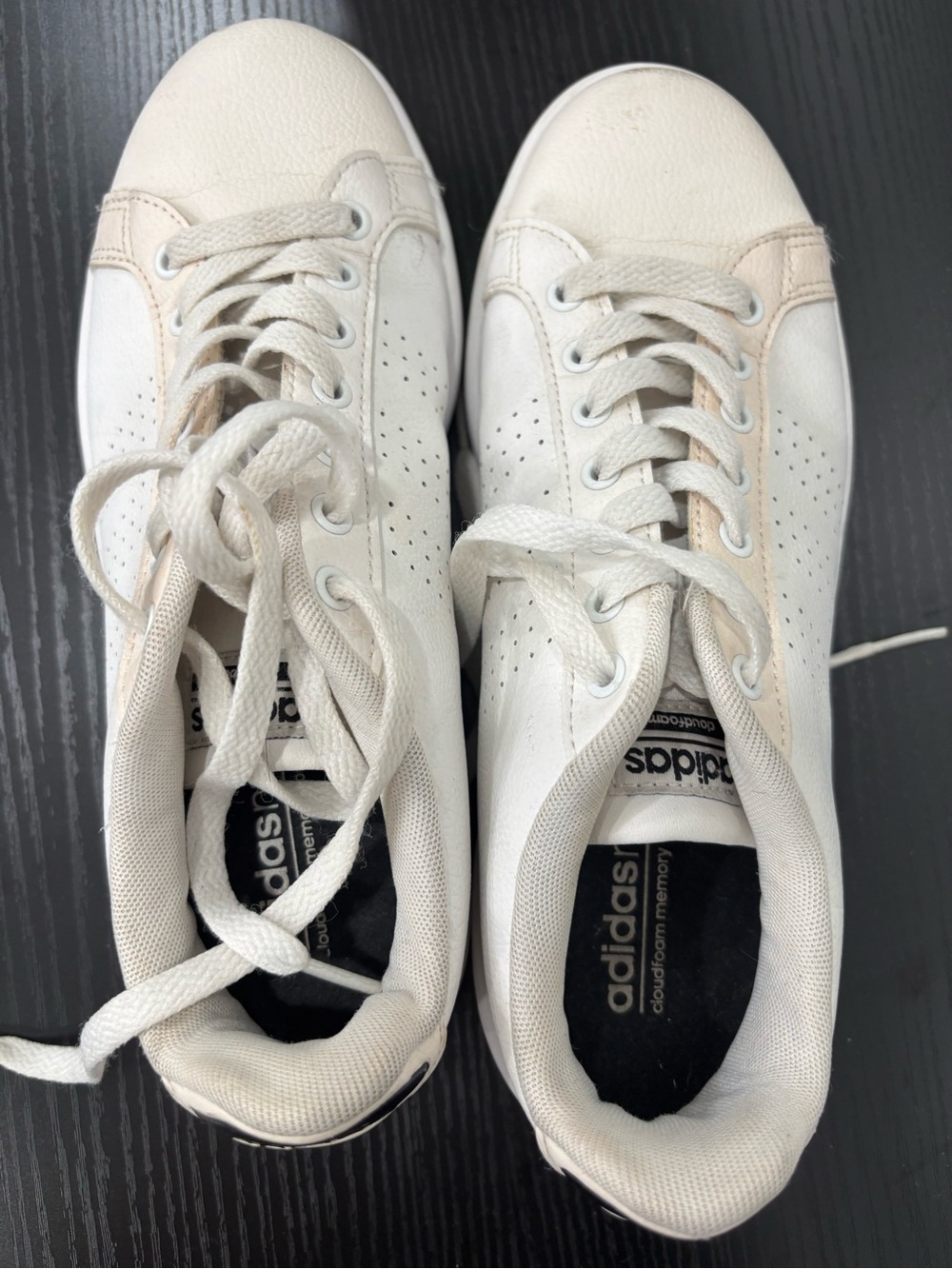 adidas Women's White and Cream Low-Top Sneakers